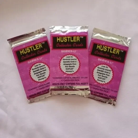 Vintage Hustler Magazine 1993 Collector Trading Cards Series II Lot of 3 Packs - Picture 2 of 5